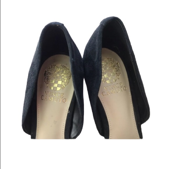 Vince Camuto Kramell Suede Peep-Toe Stiletto Heels - Picture 6 of 9